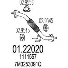 01.22020 MTS Труба выхлопного газа