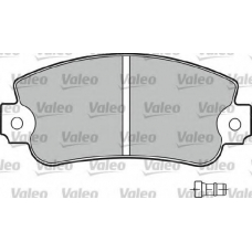 551018 VALEO Комплект тормозных колодок, дисковый тормоз