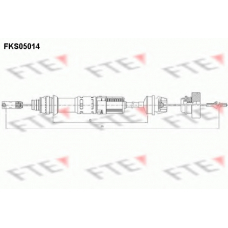 FKS05014 FTE Трос, управление сцеплением