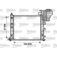 734807 VALEO Радиатор, охлаждение двигателя