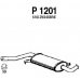 P1201 FENNO Средний глушитель выхлопных газов