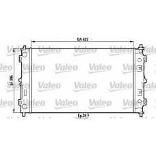 731579 VALEO Радиатор, охлаждение двигателя