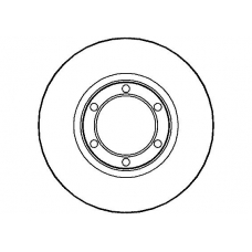 NBD 362 NATIONAL Тормозной диск