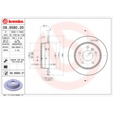 BS 7795 BRECO Тормозной диск