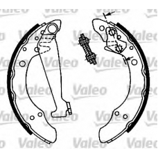 554728 VALEO Комплект тормозных колодок