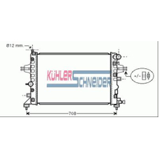 0600561 KUHLER SCHNEIDER Радиатор, охлаждение двигател