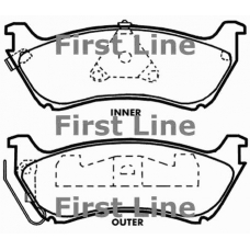 FBP3293 FIRST LINE Комплект тормозных колодок, дисковый тормоз