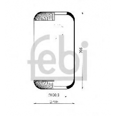 15202 FEBI Сильфон пневматической рессоры
