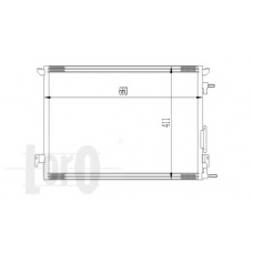 037-016-0013 LORO Конденсатор, кондиционер