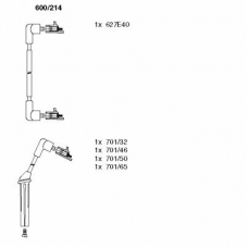 600/214 BREMI Комплект проводов зажигания