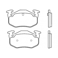 21597 110  1 5 T4067 TEXTAR Колодки тормозные