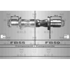 80129 Malo Тормозной шланг
