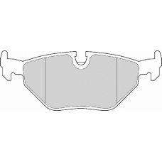 FD6278A NECTO Комплект тормозных колодок, дисковый тормоз