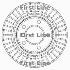 FBD1509 FIRST LINE Тормозной диск