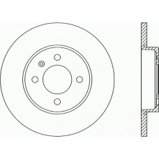 BDR1582.10 OPEN PARTS Тормозной диск