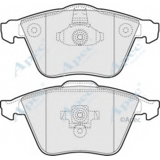 PAD1420 APEC Комплект тормозных колодок, дисковый тормоз