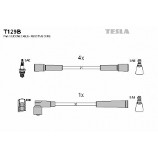 T129B TESLA Комплект проводов зажигания