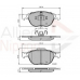 ADB01150 COMLINE Комплект тормозных колодок, дисковый тормоз