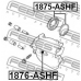 1876-ASHF FEBEST Поршень, корпус скобы тормоза