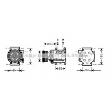 FDK402 Prasco Компрессор, кондиционер