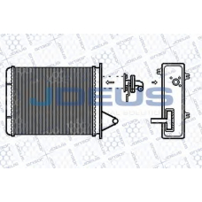 211M55 JDEUS Теплообменник, отопление салона