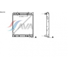 MEA2150 AVA Радиатор, охлаждение двигателя