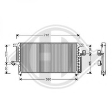 8582300 DIEDERICHS Конденсатор, кондиционер