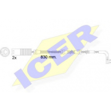 610503 E C ICER Сигнализатор, износ тормозных колодок