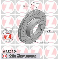 460.1520.20 ZIMMERMANN Тормозной диск