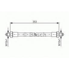 1 987 476 352 BOSCH Тормозной шланг