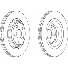 DDF1754-1 FERODO Тормозной диск