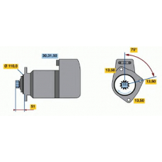 0 001 416 068 BOSCH Стартер