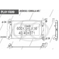 T156A63 NPS Радиатор, охлаждение двигателя