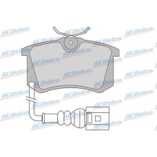 AC605681D AC Delco Комплект тормозных колодок, дисковый тормоз