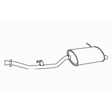 616796 FONOS Глушитель выхлопных газов конечный