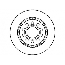 NBD628 NATIONAL Тормозной диск
