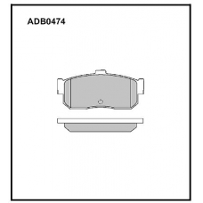 ADB0474 Allied Nippon Тормозные колодки