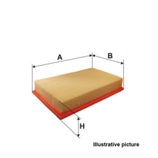 EAF3608.10 OPEN PARTS Воздушный фильтр