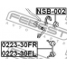 0223-30FL FEBEST Тяга / стойка, стабилизатор