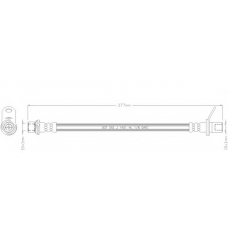 5669 REMKAFLEX Тормозной шланг