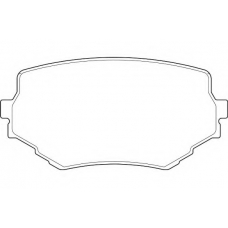 WBP23314A WAGNER LOCKHEED Комплект тормозных колодок, дисковый тормоз