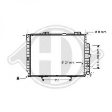 8164606 DIEDERICHS Радиатор, охлаждение двигателя