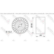 654068 AUTEX Паразитный / ведущий ролик, поликлиновой ремень
