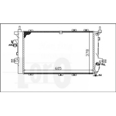 037-017-0078 LORO Радиатор, охлаждение двигателя