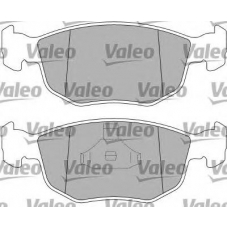 551737 VALEO Комплект тормозных колодок, дисковый тормоз