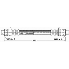 FBH6200 FIRST LINE Тормозной шланг