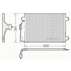 DCN23010 DENSO Конденсатор, кондиционер