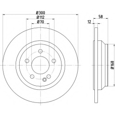 MDC2658 MINTEX Тормозной диск