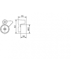 TKR 9087 TIMKEN Натяжной ролик, ремень грм