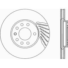 BDA1808.20 OPEN PARTS Тормозной диск